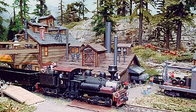 Model railway photograph from Badger Creek site