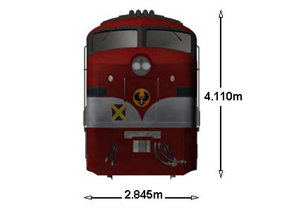 SAR 930 class front elevation