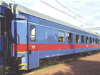 SJ B2 class passenger coach