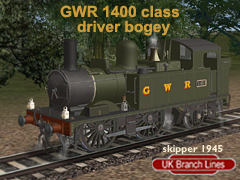 GWR 1400 class driver bogey
