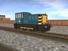 BR Class D2745 bogey yellow rods