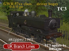 GWR 57xx driving Bogeys TC3