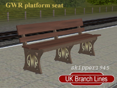 GWR platform seat