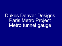 Metro tunnel gauge