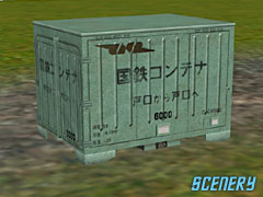 JNR Container 6000 scenery