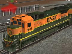 GE B40-8 BNSF H1 #8603