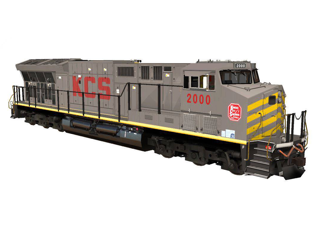 ES44AC Tier 4 Locomotive KCS Gray