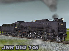 JNR D52146 2-8-2 Wartime