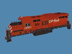 EMD GP9u CP #1557