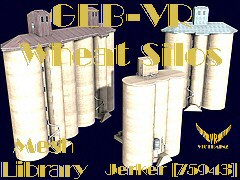 GEB-VR Wheat Silos Pack Mesh Library