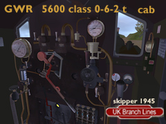 GWR 5600 class cab