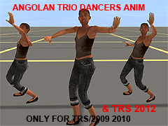 Angolan trio Dancers anim whit sound-Trs2010/2012