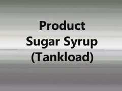 Product Sugar Syrup Tankload