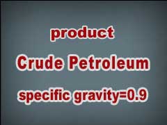 Product Crude Petroleum