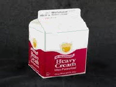 Heavy Cream crated on Pallet