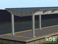 kDB Platform Roof Blue