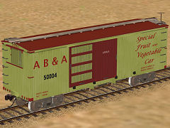 AB&A 36' ventilated boxcar