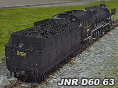 JNR D6063 2-8-4 tender