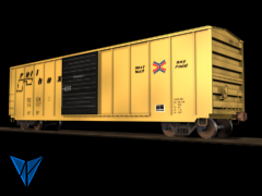 50'-6'' 70-Ton Boxcar Railbox (RBOX)