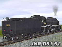 JNR D5151 2-8-2 tender