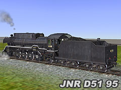 JNR D5195 2-8-2 tender