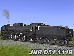 JNR D511119 2-8-2 tender