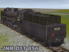 JNR D51856 2-8-2 tender
