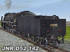 JNR D52142 2-8-2 tender