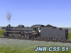 JNR C5551 4-6-2 tender