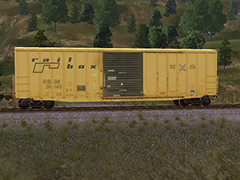 50ft Boxcar RBOX Rail Box #33606