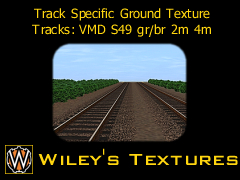 Track Ballast VMD S49 gr/br 2m and 4m Tracks
